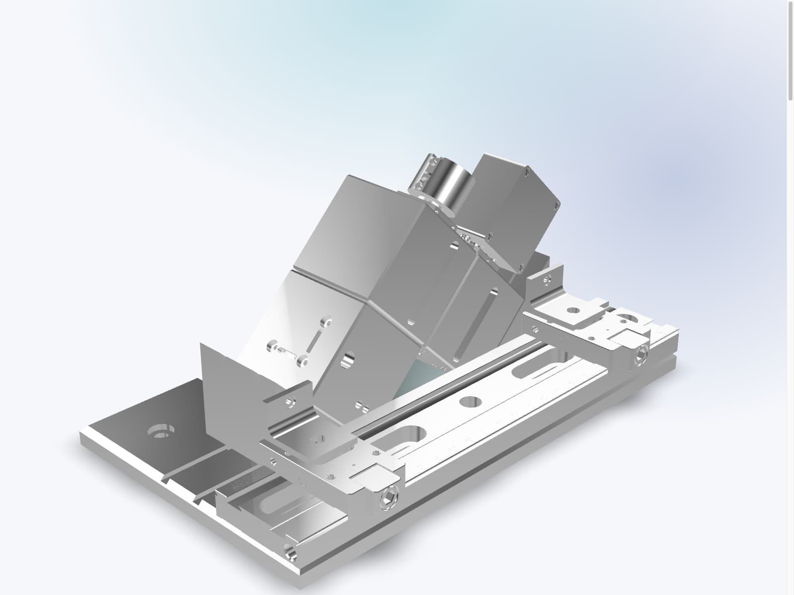 Sensor unit, 141 × 50 × 105 mm. Rendered from the Cubo Ver.3 model.